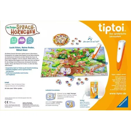 Ravensburger tiptoi® Die flinken Sprach-Hörnchen