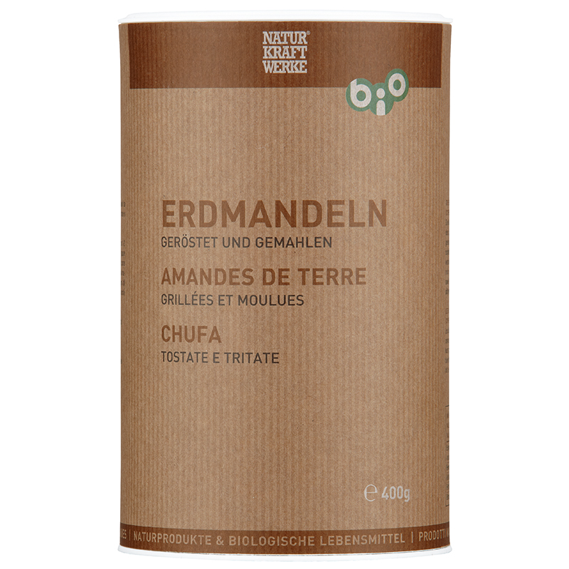 NATURKRAFTWERKE Erdmandel geröstet und gemahlen Plv Bio/kbA 400 g