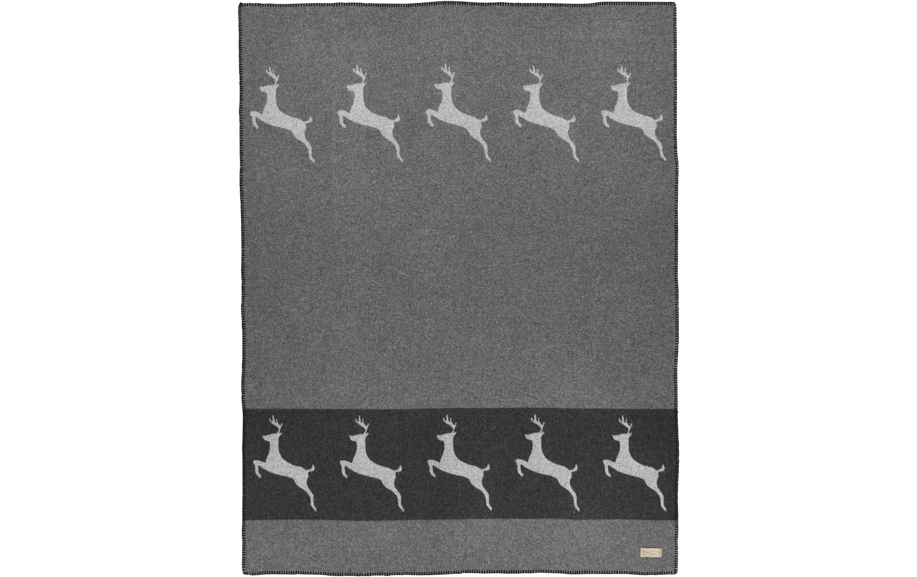 Decke Sedrun 140 x 180 cm, Anthrazit<br>Sofadecke
