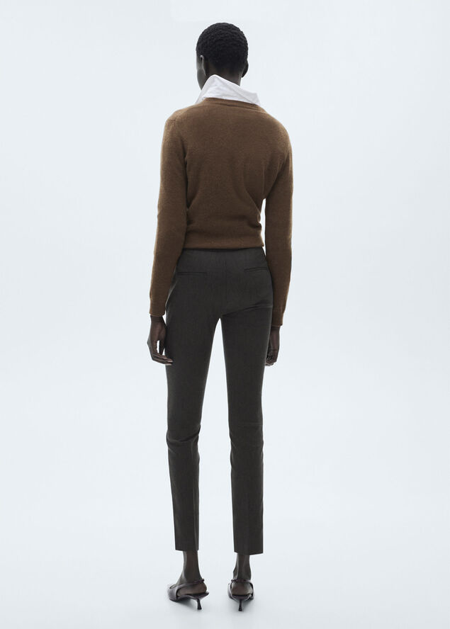 MANGO Crop skinny trousers 92