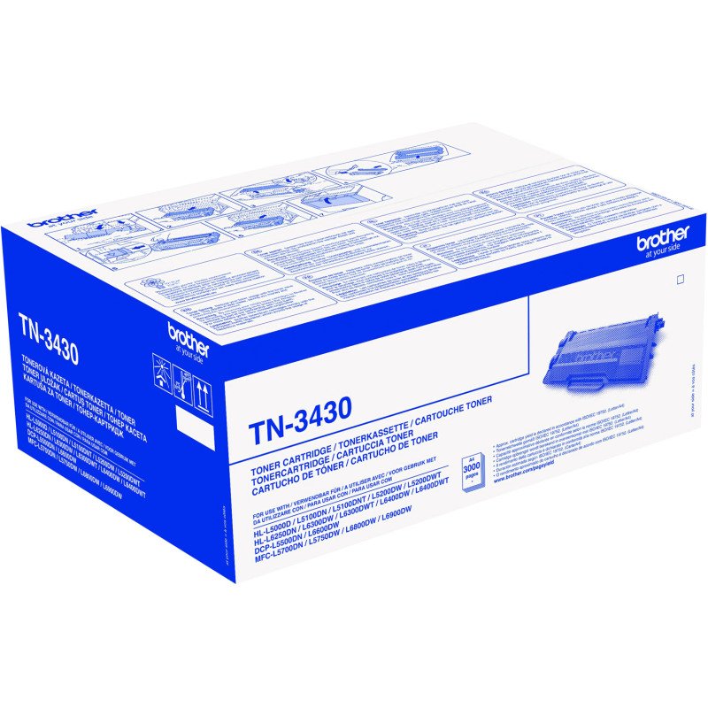 Toner Brother TN3430 noir pour imprimante laser