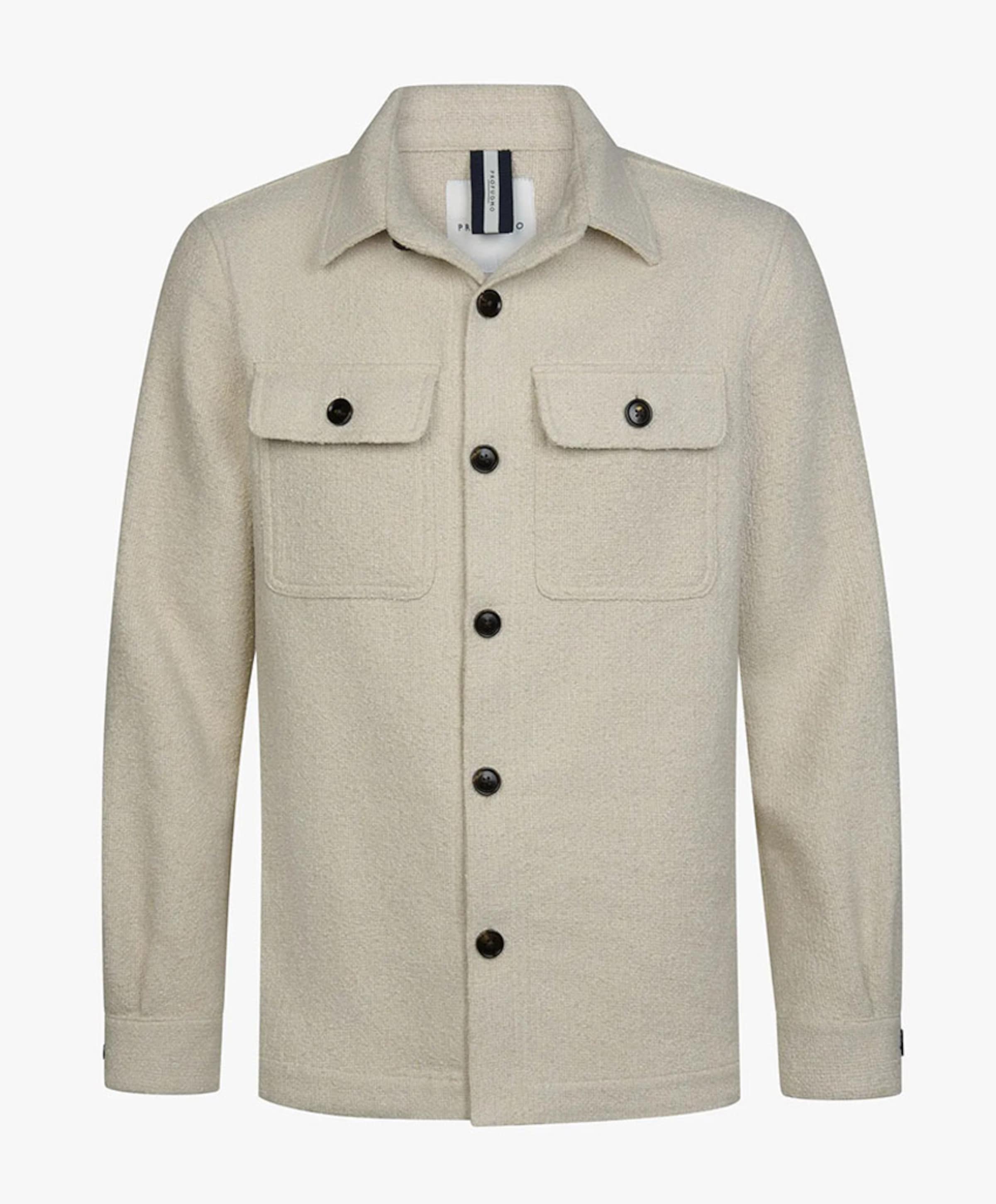 Profuomo Heren overshirt beige