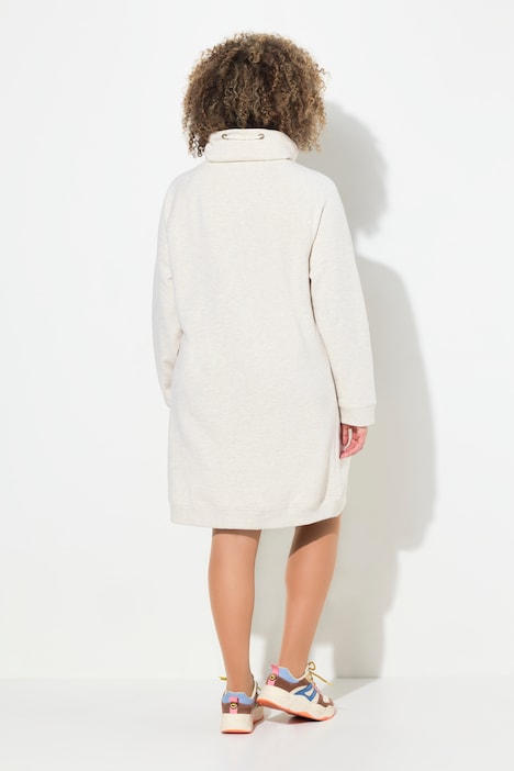 Sweatkleid, Stehkragen, Langarm, Taschen