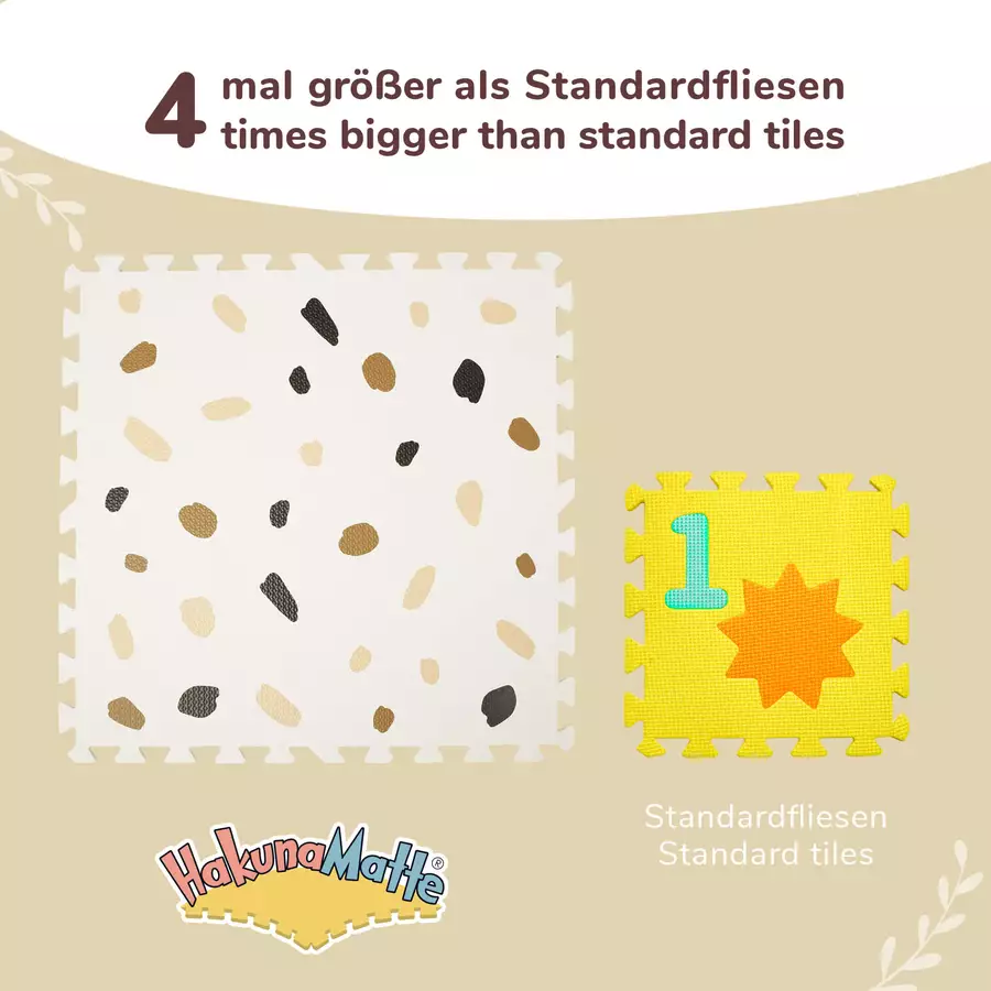 Hakuna Matte XXL Puzzlematte für Babys – Konfetti