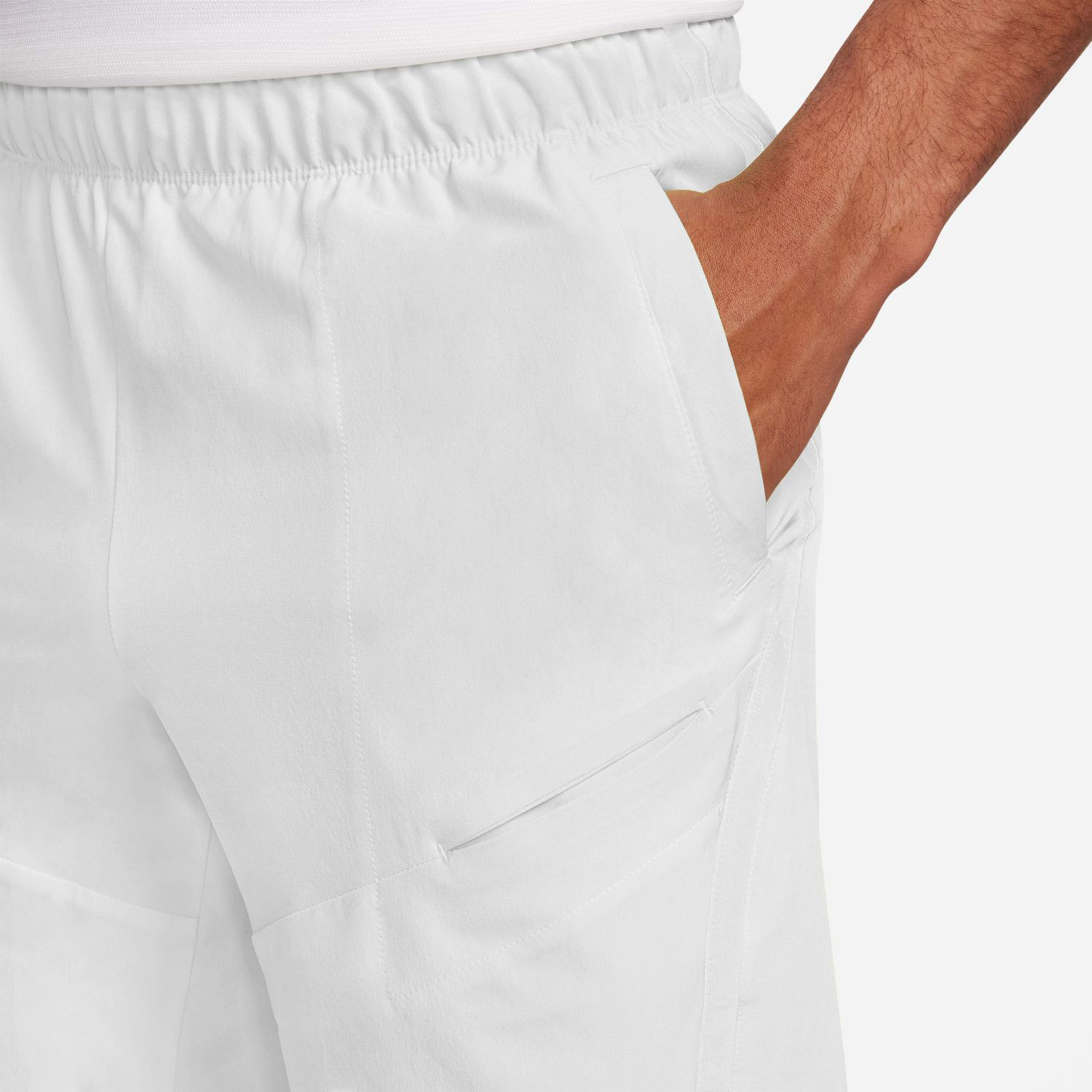 Nike Court Dri-Fit Advantage 9in Shorts Hommes - Blanc