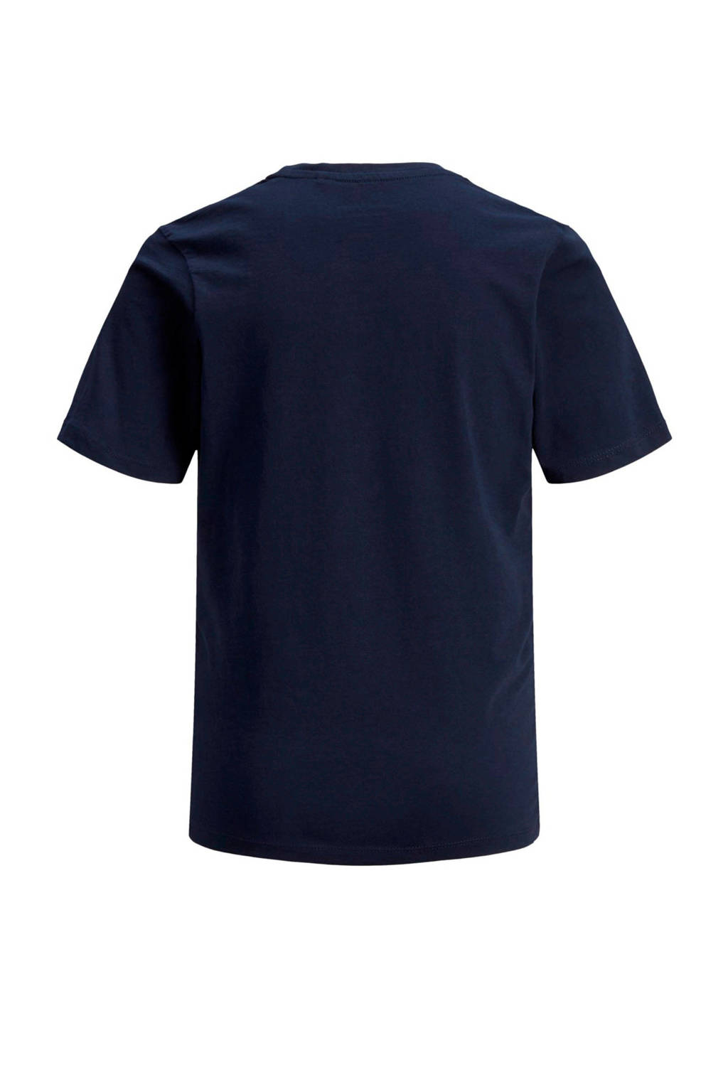 JACK & JONES T-shirt JJECORP met logo donkerblauw