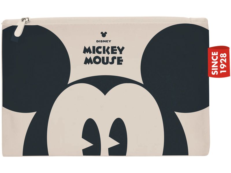 Arditex Kosmetiktasche Disney: Mickey 22.5 x 16 cm Flacher Kulturbeutel mit 22-Zoll-Reissverschluss