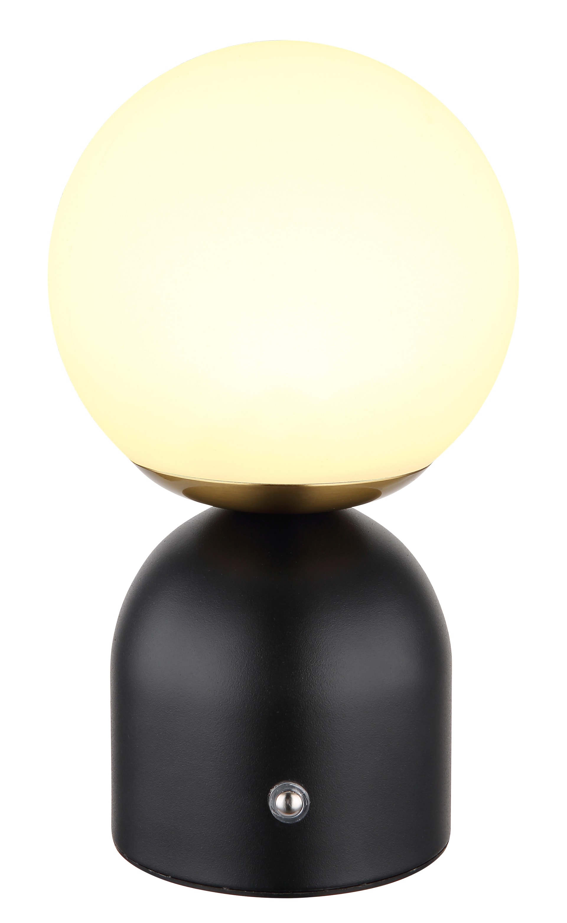 GLOBO Akku LED Tischlampe JULSY schwarz /opalweiß