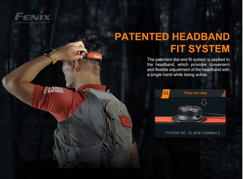 Fenix HM65R-T 1500 Lumen, Hodelykt<br> Ny oppgradert modell av testvinneren