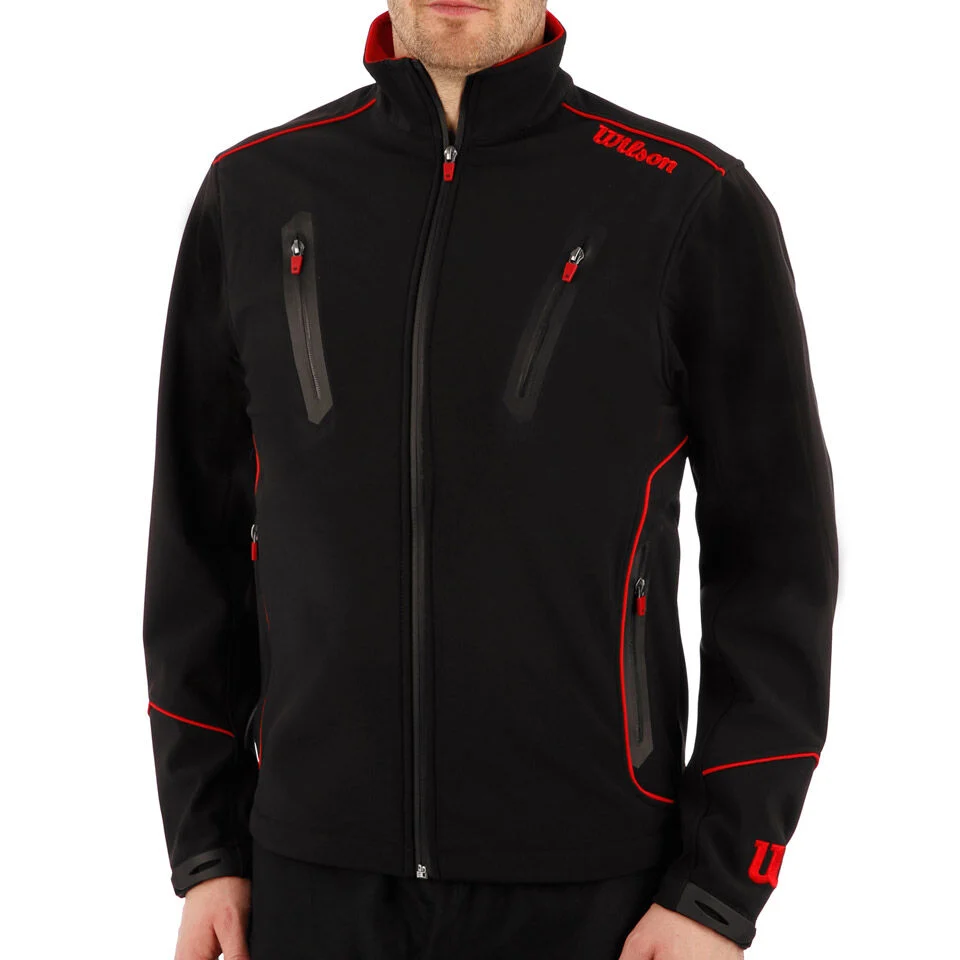 Wilson Promo Veste De Survêtement Hommes - Noir , Rouge