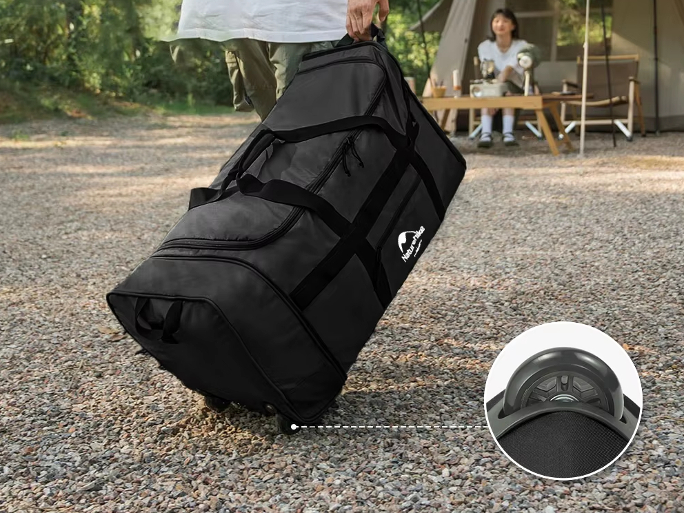 Naturehike XS03 opvouwbare trolleytas - Black