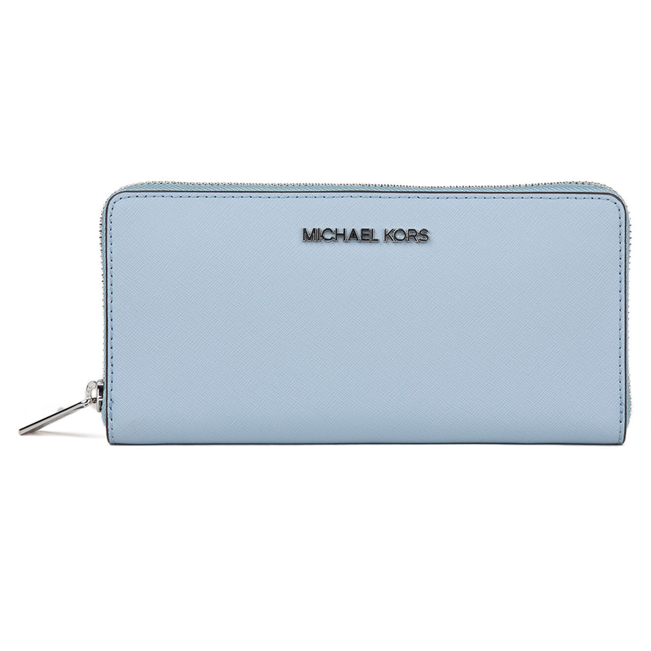 Michael Kors Compagnon en Cuir Jet Set Travel bleu  - 10x20.5x2.5 cm