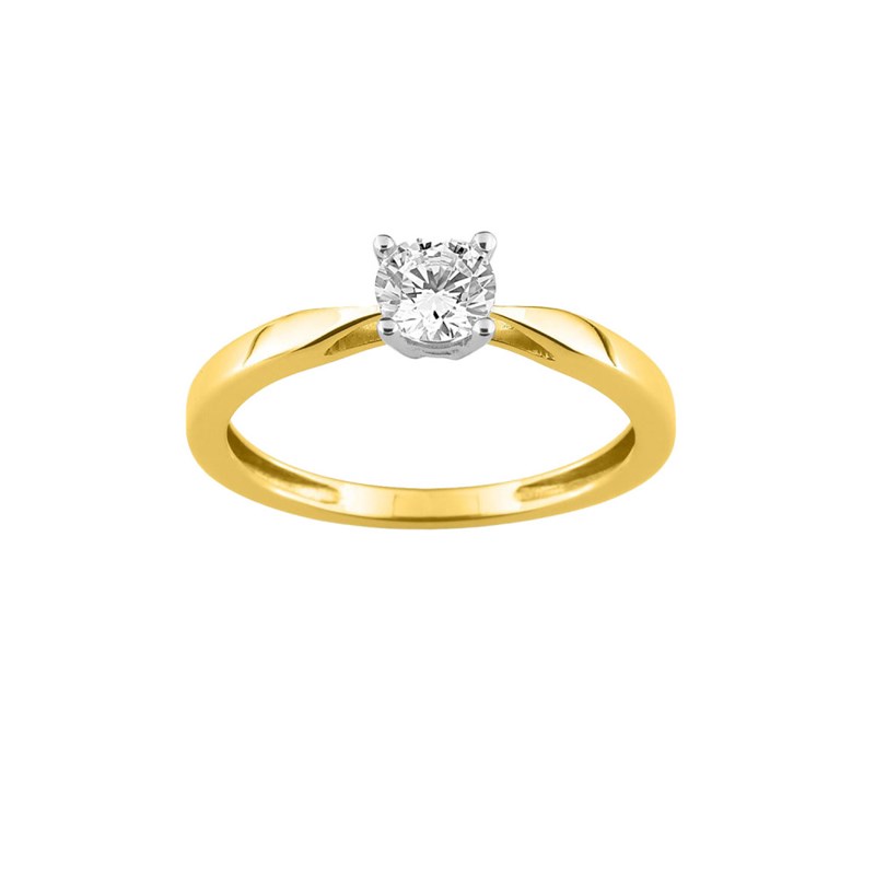 Bague Femme - Oxyde de zirconium - Or 18 Carats