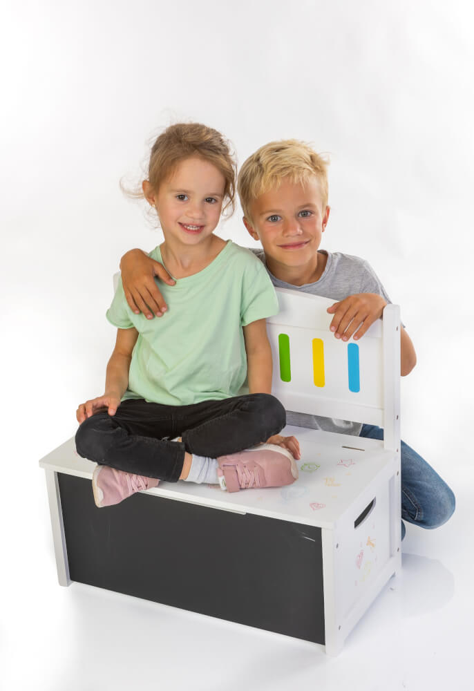 SpielMaus Holz 3 in 1 Sitzbank
