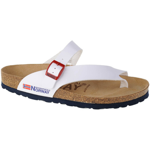 Geographical Norway - Sandalias Infradito Donna Blanco