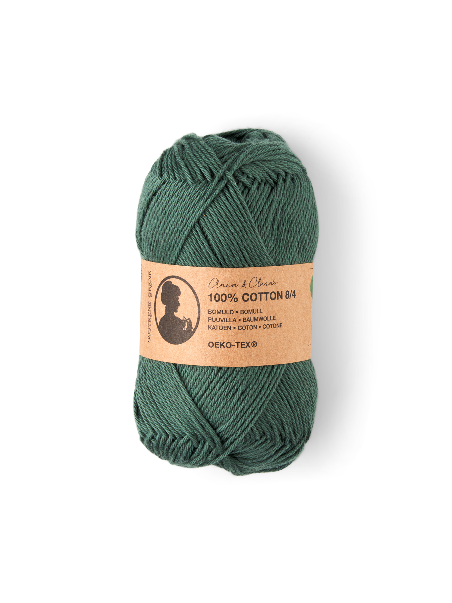 Garn 8/4 | Bomuld. 50 g = 160 m. | Forest Green