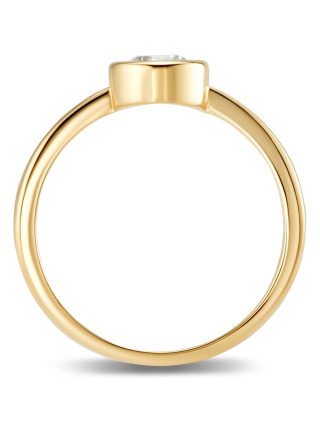 Solitär-Ring, Brillant 0,50 ct., Gold 585