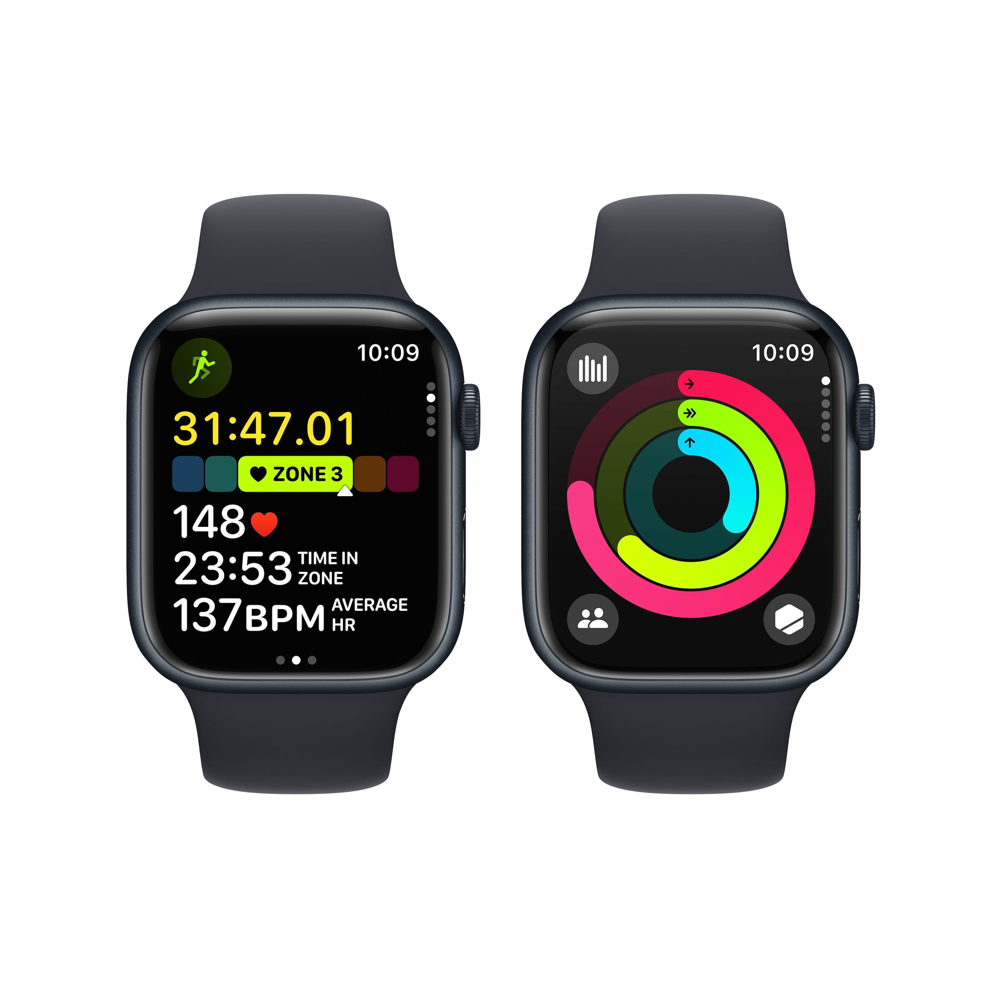 Apple Watch Series 9 GPS 45 mm Midnight S/M