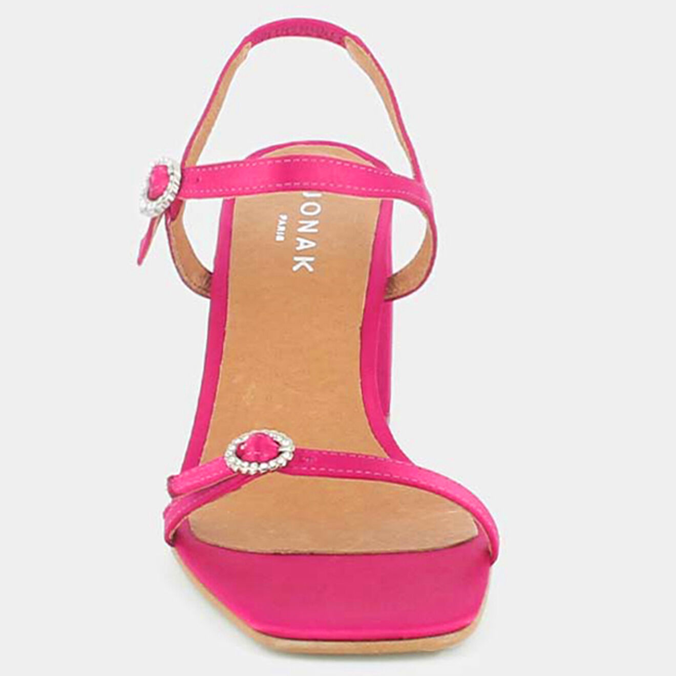 Jonak Sandales en Satin Vignette fuchsia - Talon 6.5 cm