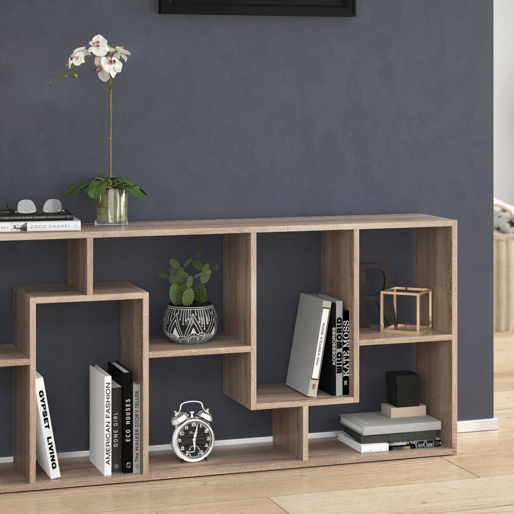 Vicco Raumteiler Noa Bücherregal Standregal Aktenregal Hochregal Regal Sonoma