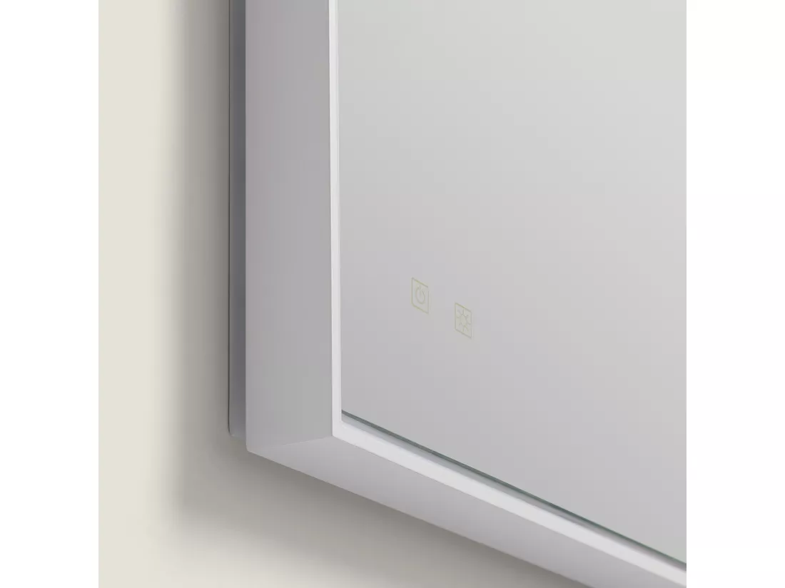 Miroir Salle de Bain avec Éclairage LED Anti-buée 70x50 cm Maia Sélectionnable (chaud-neutre-froid)