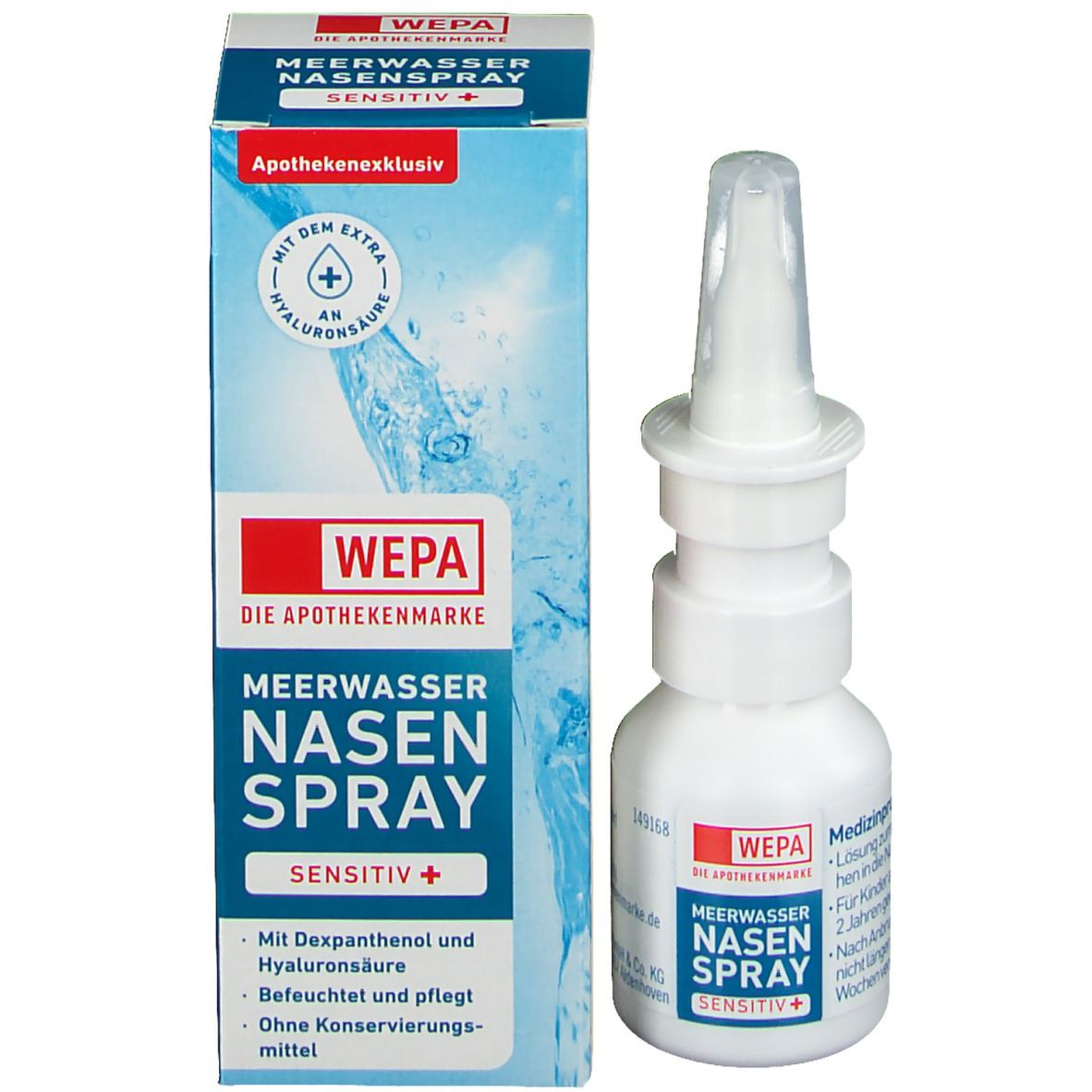 WEPA Meerwasser Nasenspray sensitiv+