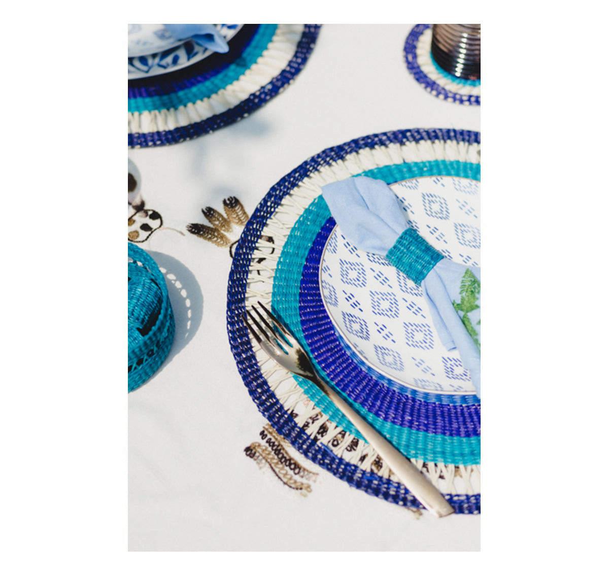 Set de table rond (lot de 2 unités)