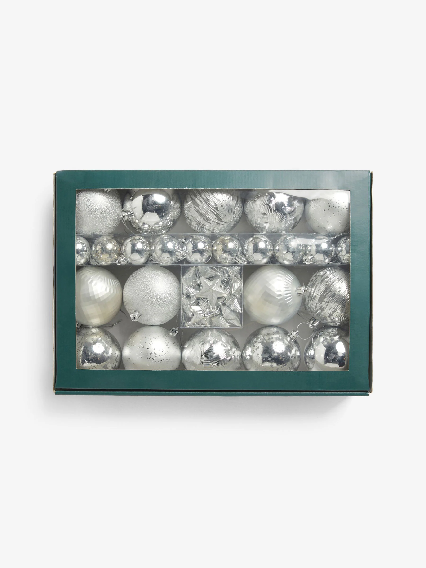 Set van 50 onbreekbare kerstballen