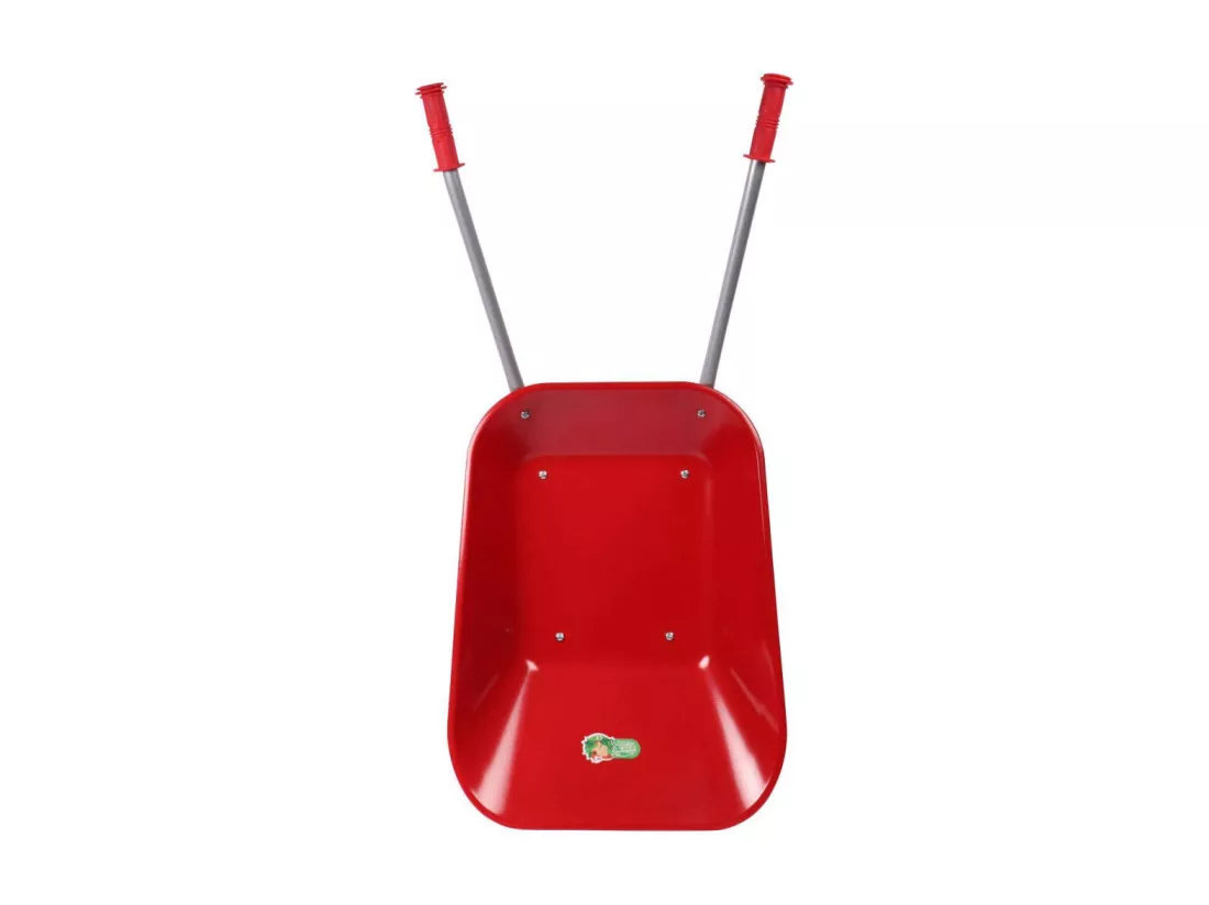Brouette enfant métal rouge