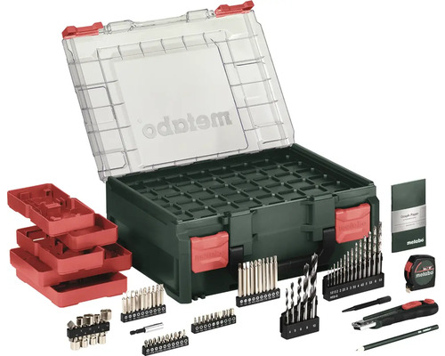 Metabo 18V Mobiele Werkplaats Accu Boor-/Schroefmachine BS18, inclusief 2 accu's (2,0 Ah), lader en accessoirekoffer