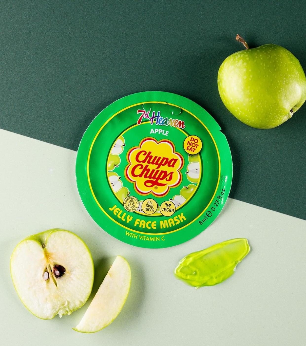 Montagne Jeunesse - 7th Heaven - *Chupa Chups* - Máscara facial Jelly - Maçã