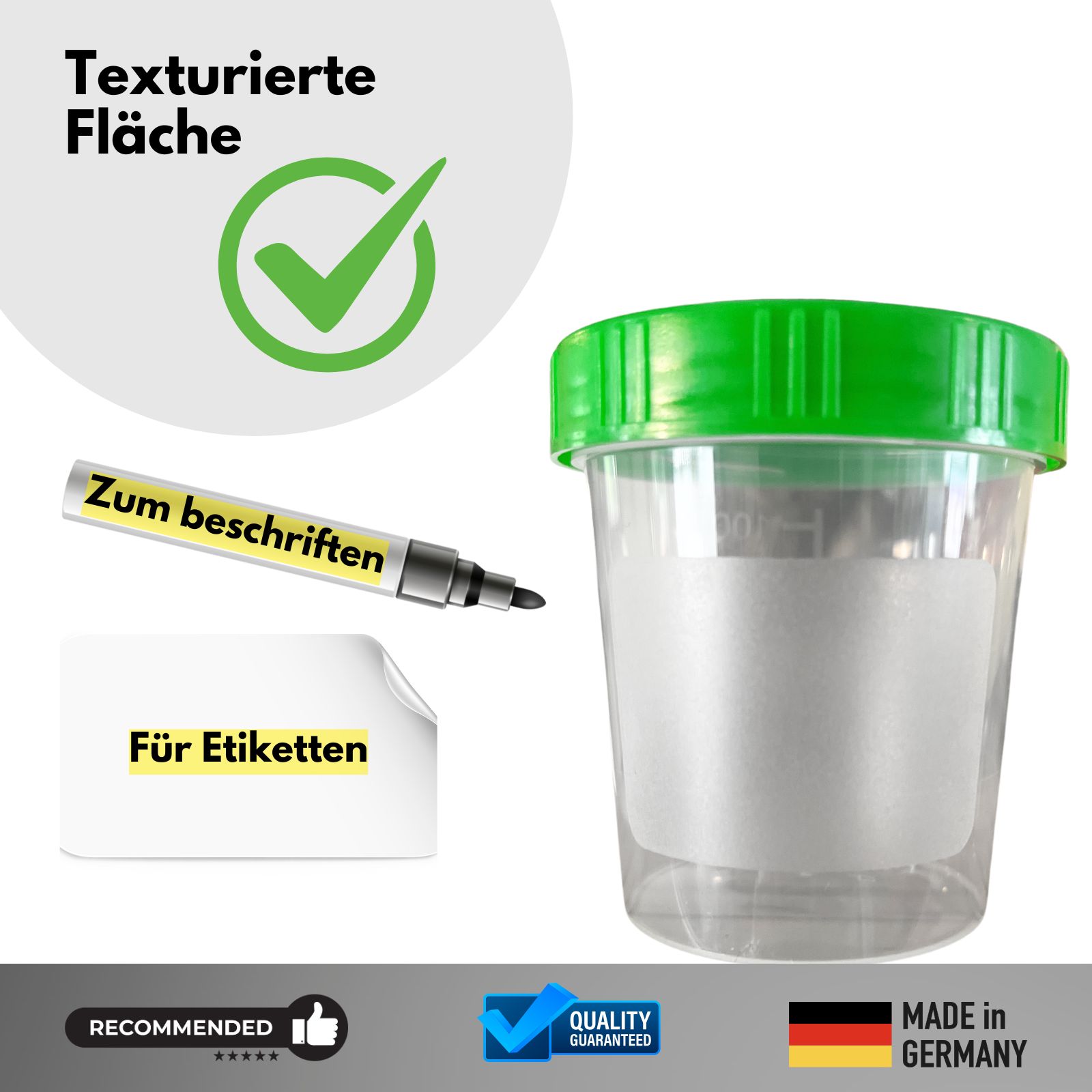 avantal® Urinbecher bis 100 ml graduiert