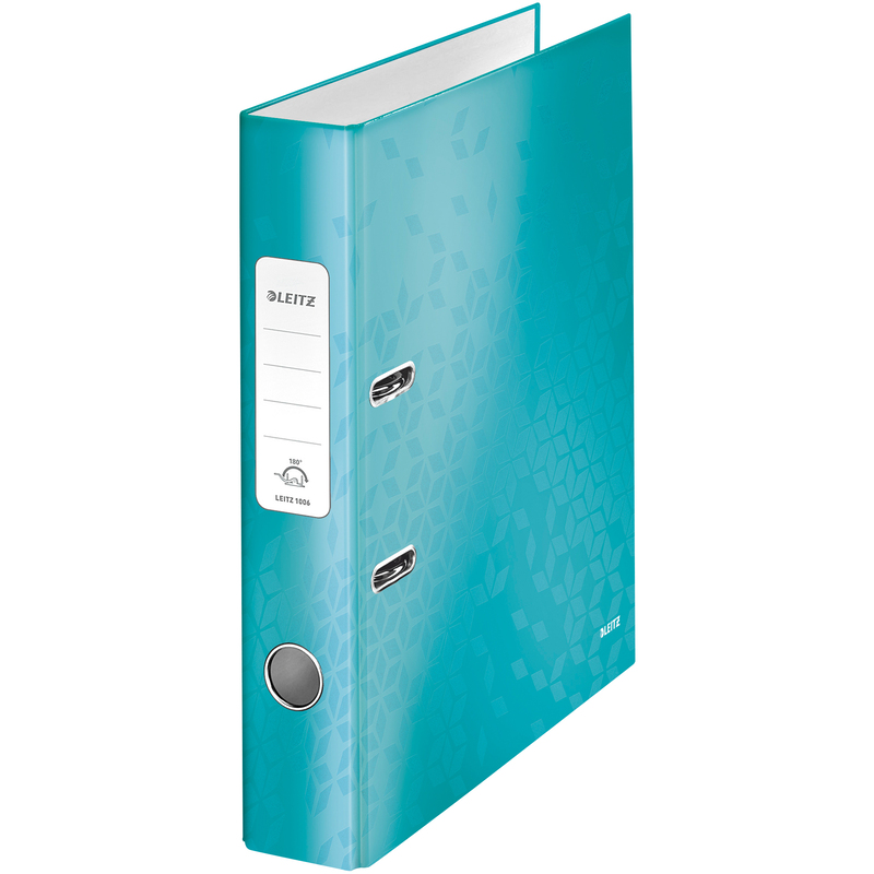 Leitz Ordner 180° WOW, A4, 5.2 cm, eisblau
