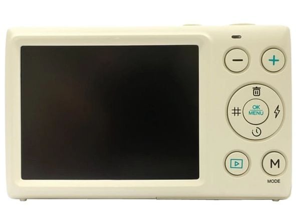 Yashica Fotokamera DigiMate 100 Beige Yashica DigiMate Kompaktkamera 64 MP CMOS Weiss