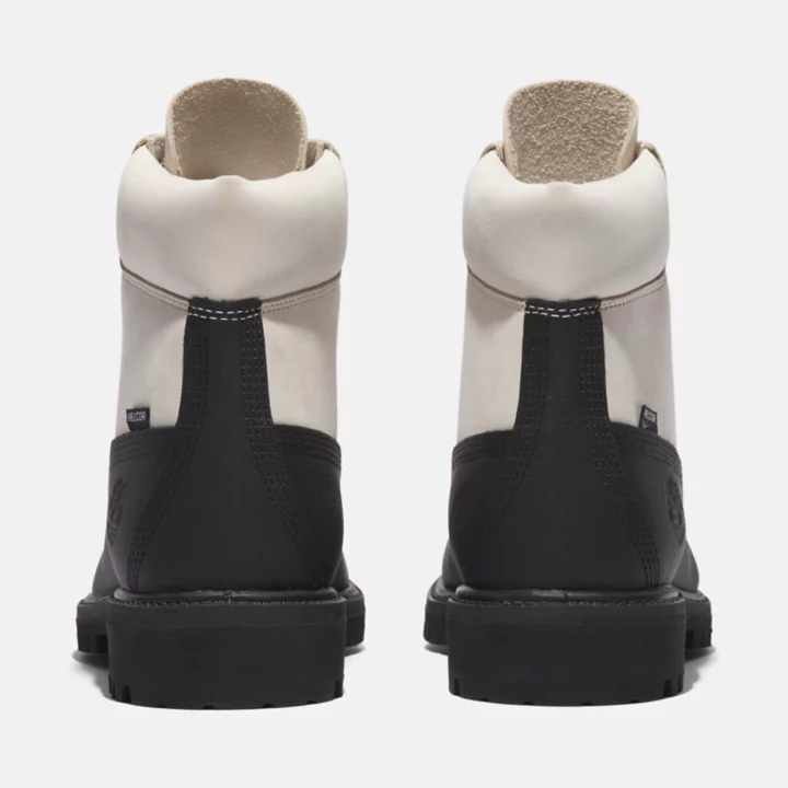Bota Timberland Premium de 6 polegadas para homem, em preto/branco