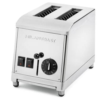 Zweischacht-Toaster Edelstahl CH
