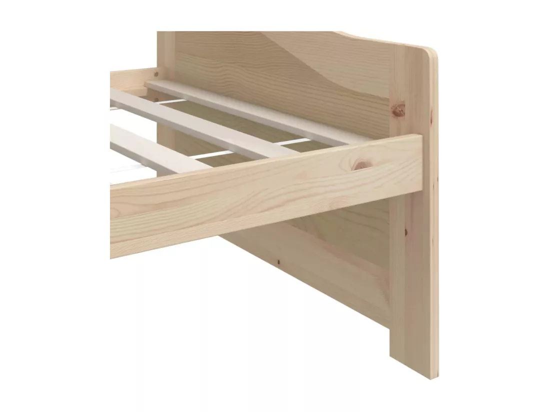 Lit de repos 3 places sans matelas 90x200 cm