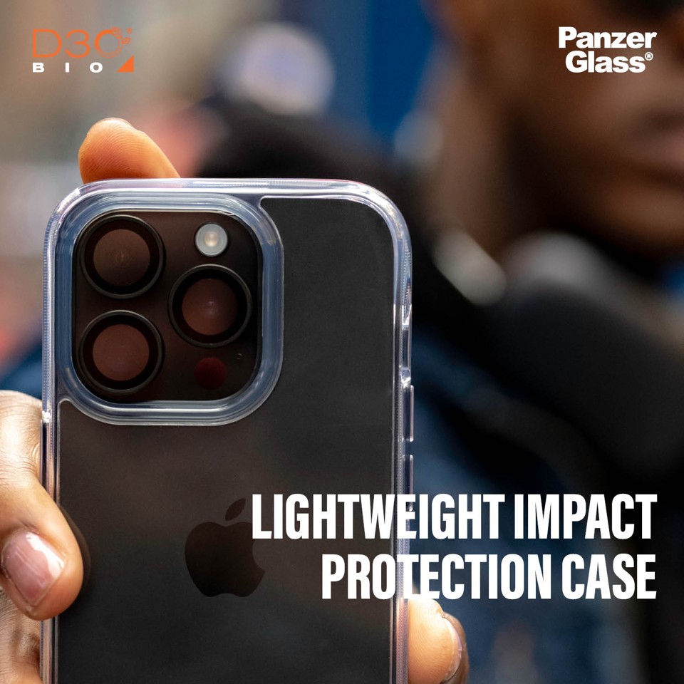 PanzerGlass - HardCover - iPhone 16 - Transparent