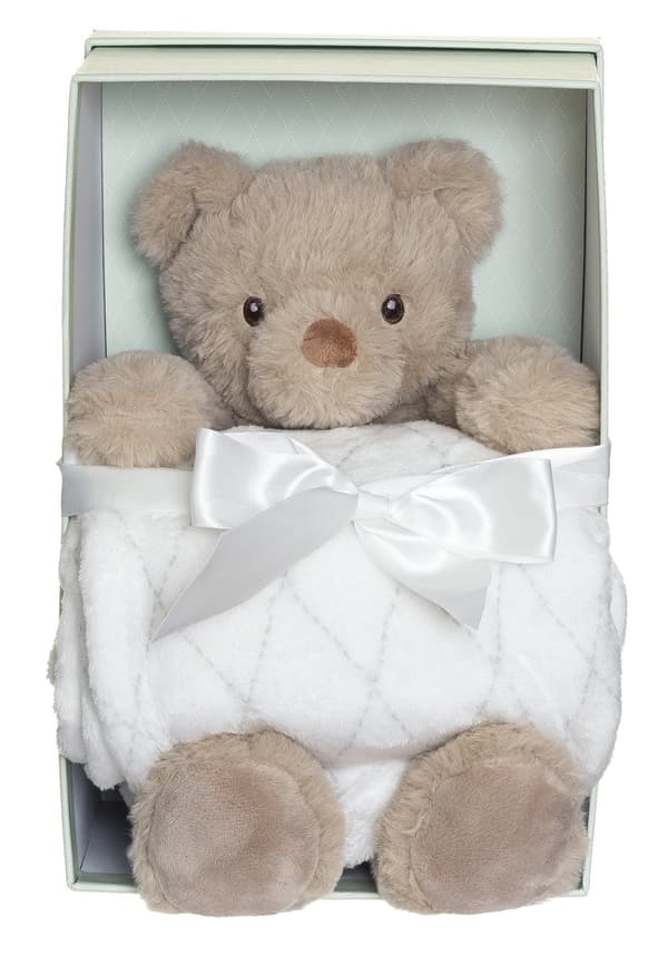 Sven med teppe i Display/Gaveeske Teddykompaniet