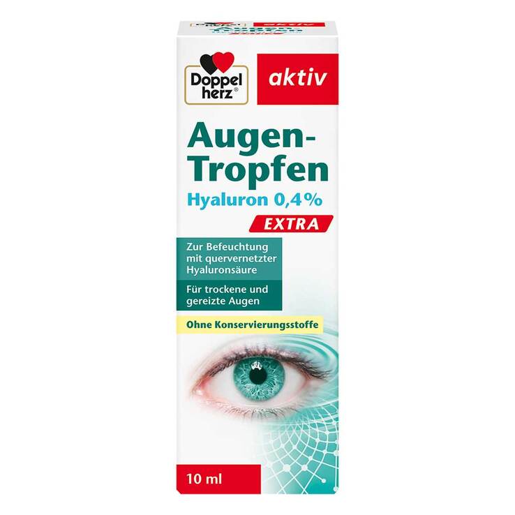 Doppelherz Augen-Tropfen Hyaluron 0,4% Extra, 10 ml