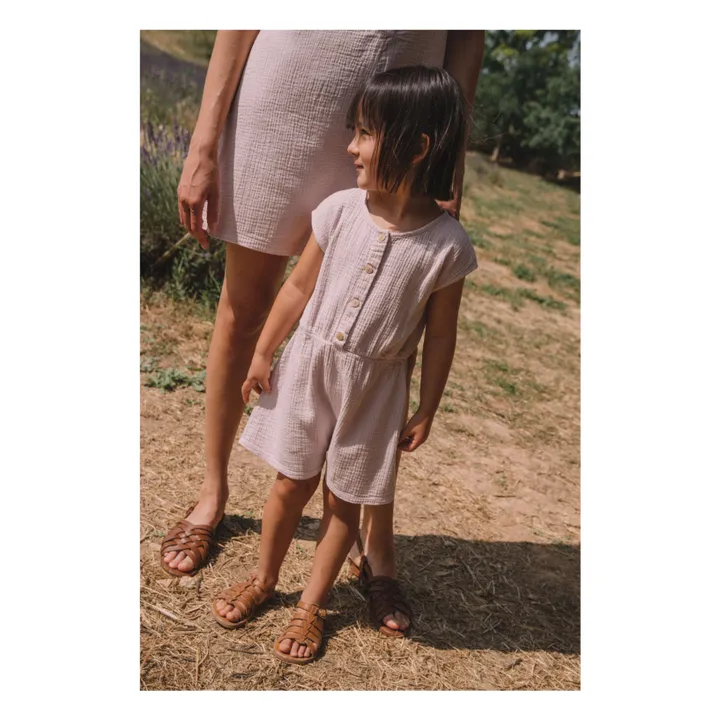Studio Bohème Combishort Loulou Gaze de Coton | Parme