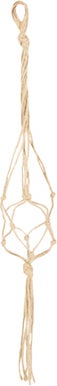 TS plantenhanger macramé bruin H 60 cm