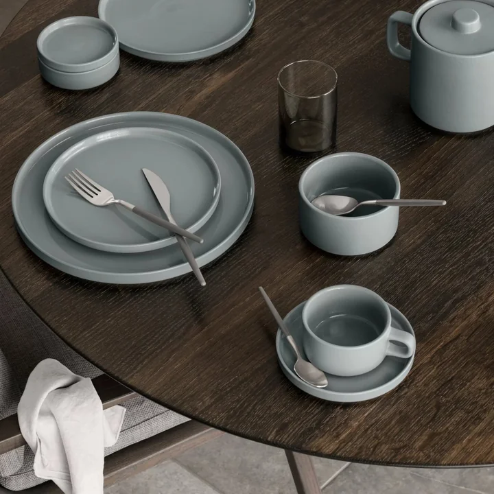Blomus - Pilar Dessertteller, Ø 20 cm, agave green (2er-Set)