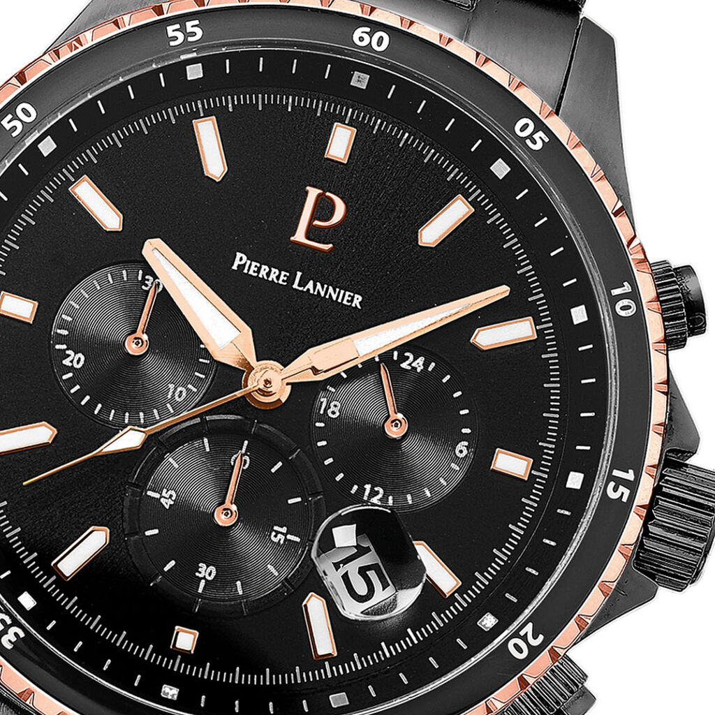 Montre Pierre Lannier Cronos Noir