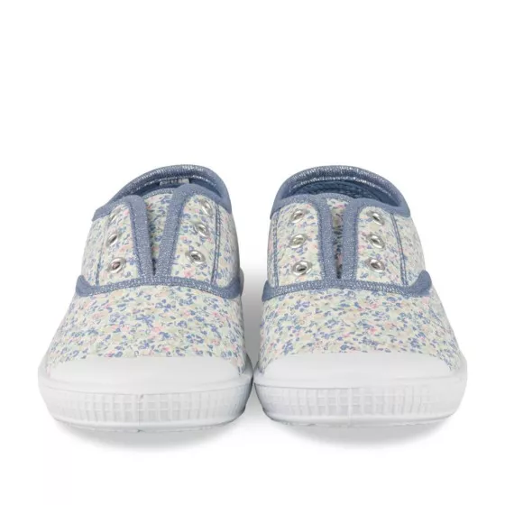Baskets BLEU LOVELY SKULL
