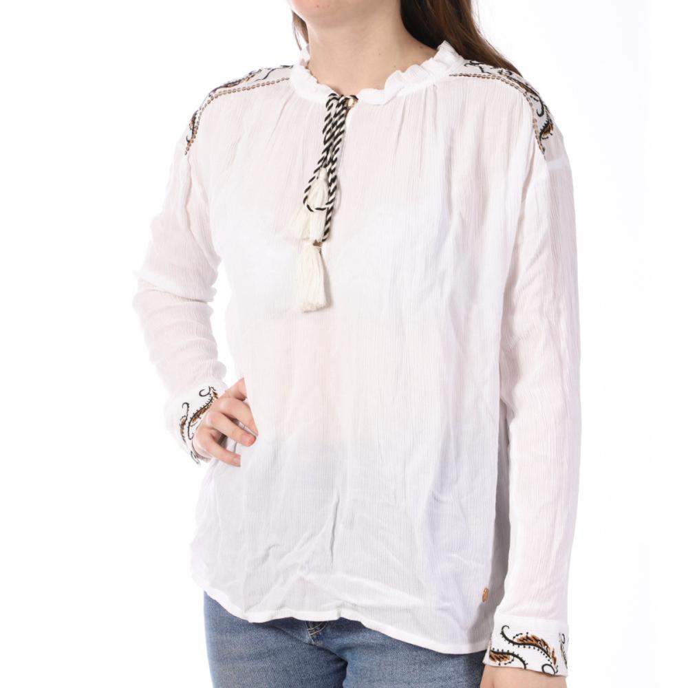 Les Tropéziennes Blouse Blanc Femme Les Tropéziennes Dormelle