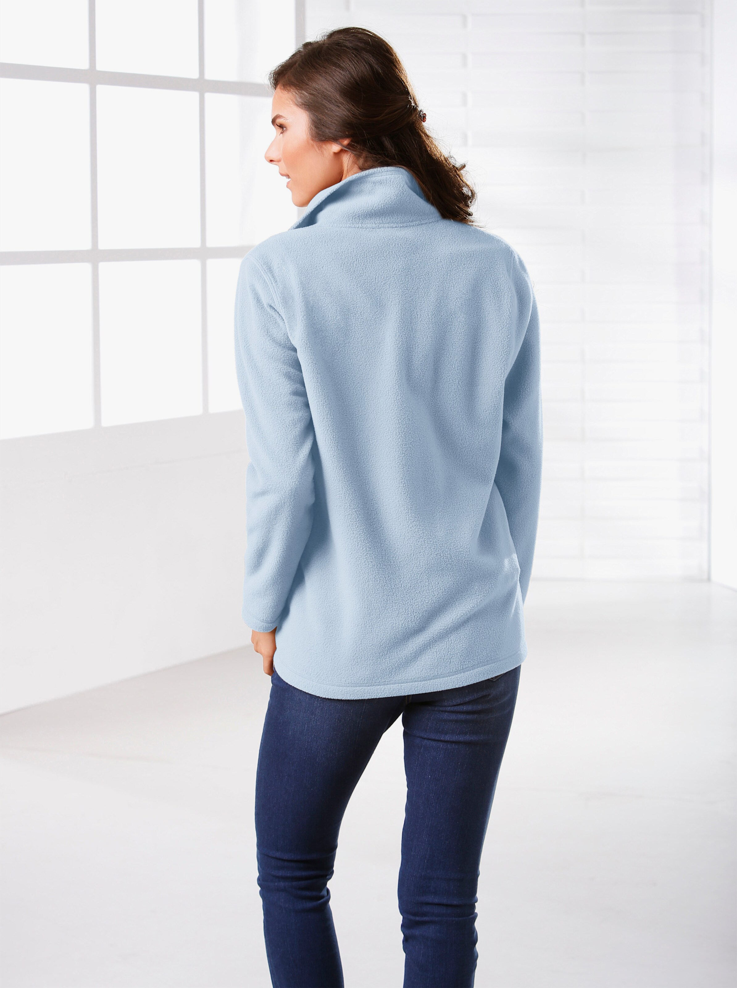 Fleecejacke mit zwei Taschen
