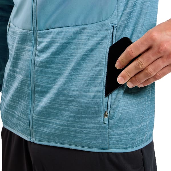 Veste running ODLO RUN EASY WARM HYBRID JACKET PROVINCIAL BLUE