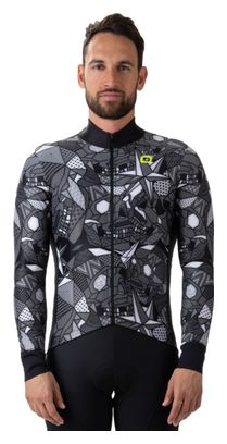 Maillot Manches Longues Alé Over Gris