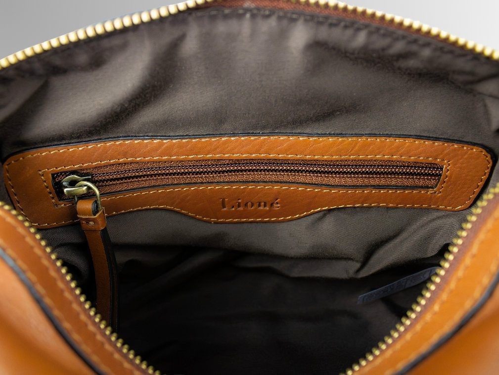 Lioné Claire Handtas Cognac
